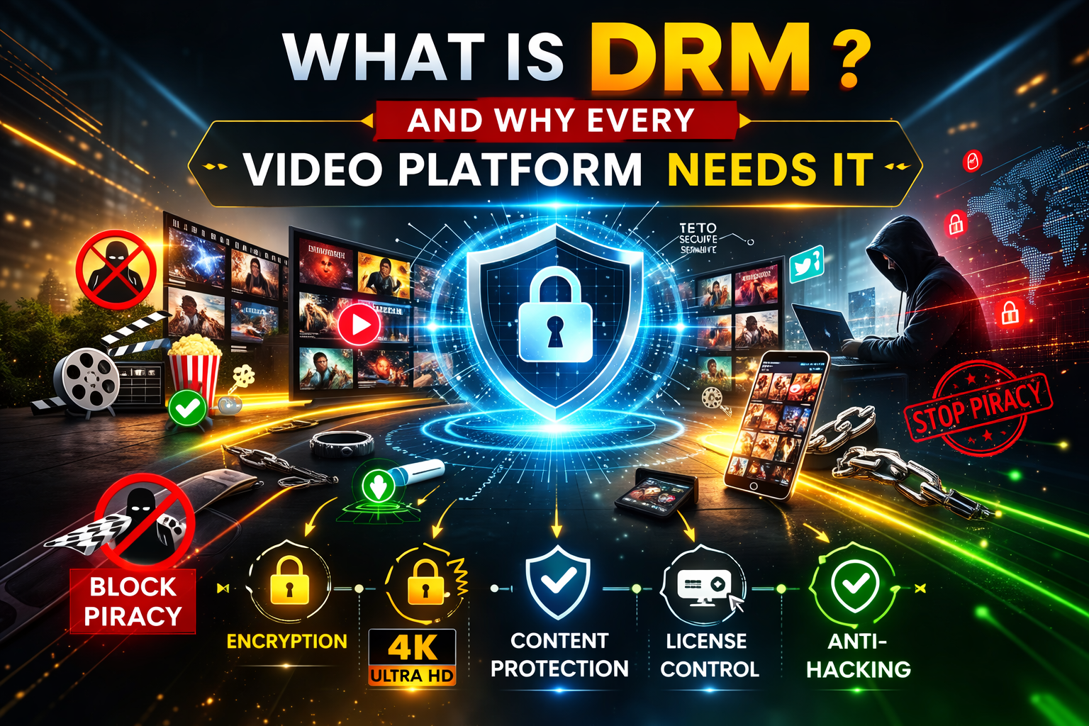 What is DRM and Why Every Video Platform Needs It?